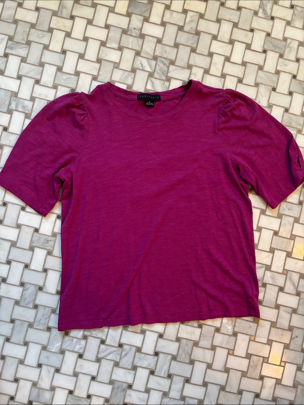 Puff Sleeve Jersey Knit Sanctuary Tee